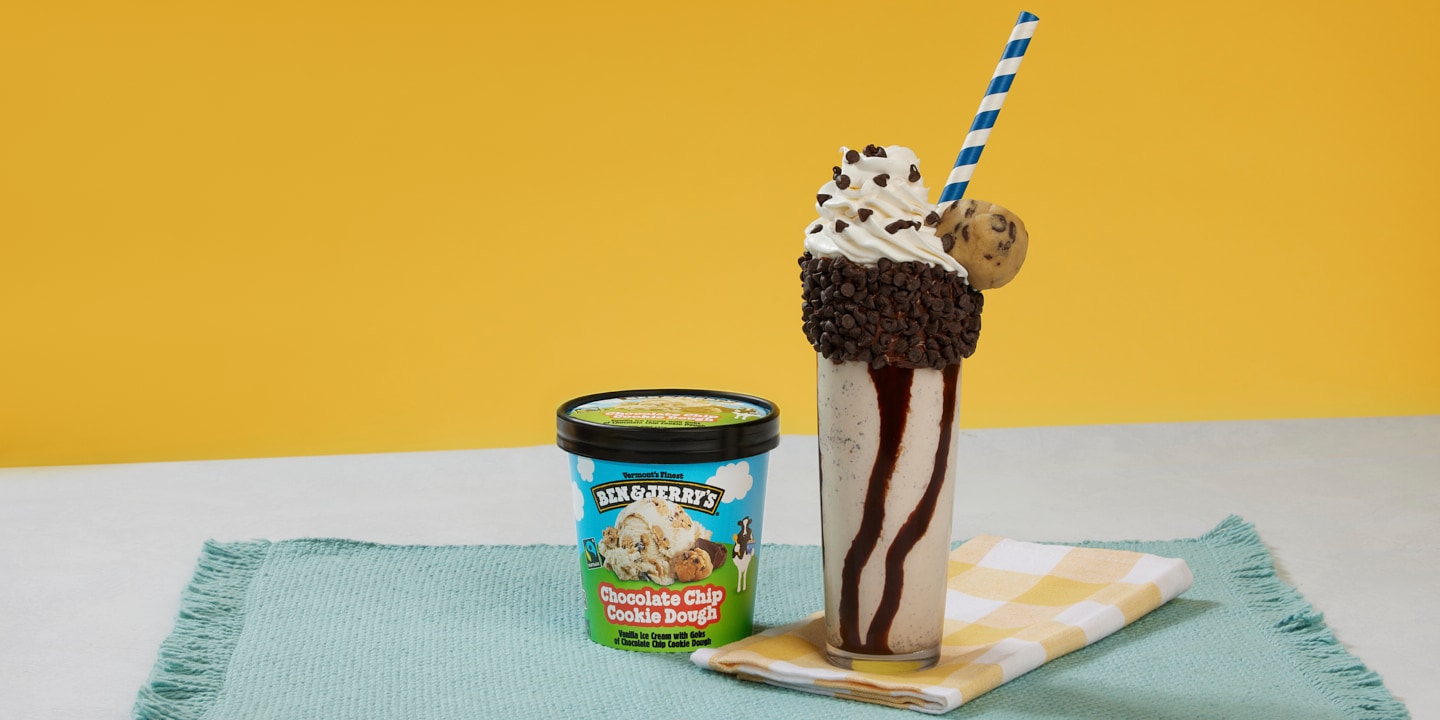 Chocolate Chip Cookie Dough Milkshake